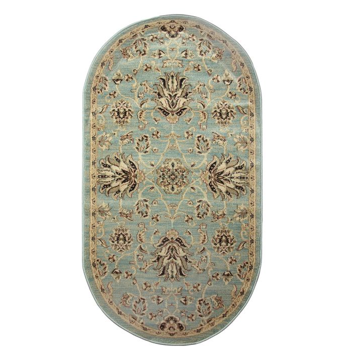 Ковёр Jewel 8944 l.blue/l.blue 2,4 х 3,4 м, овал