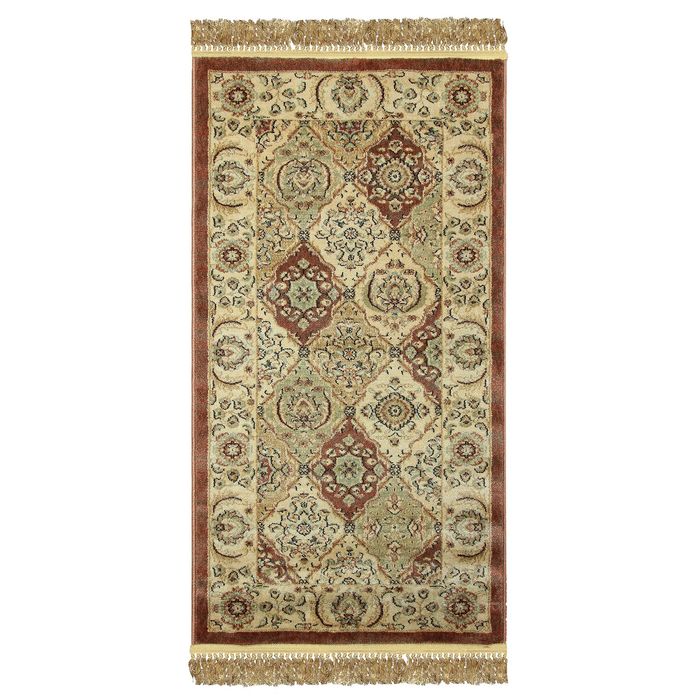 Ковёр Jewel 8946 rust/ivory 1 х 2 м, прямоугольный