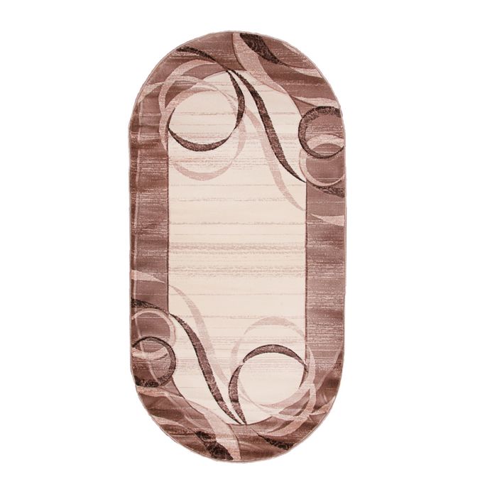 Ковёр Omega Hitset 7695 BONE/BEIGE 1.5*5.0 м, овал