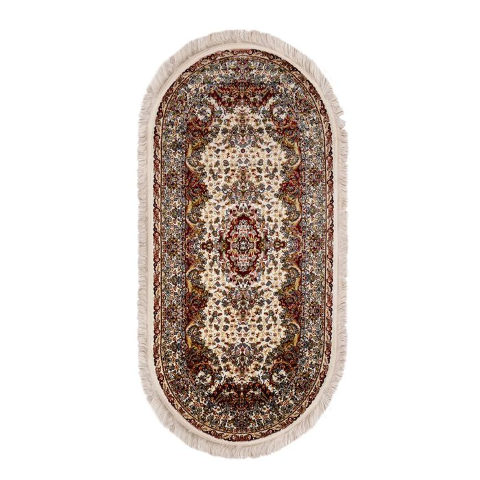 Ковёр ELEGANCE 3056 CREAM/CREAM 1.0*2.0 м, овал