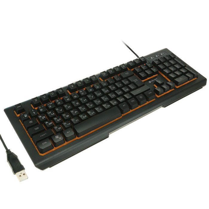 Клавиатура Dialog KGK-21U Gan-Kata, игровая, проводная, подсветка, 104 клавиши, USB, чёрная