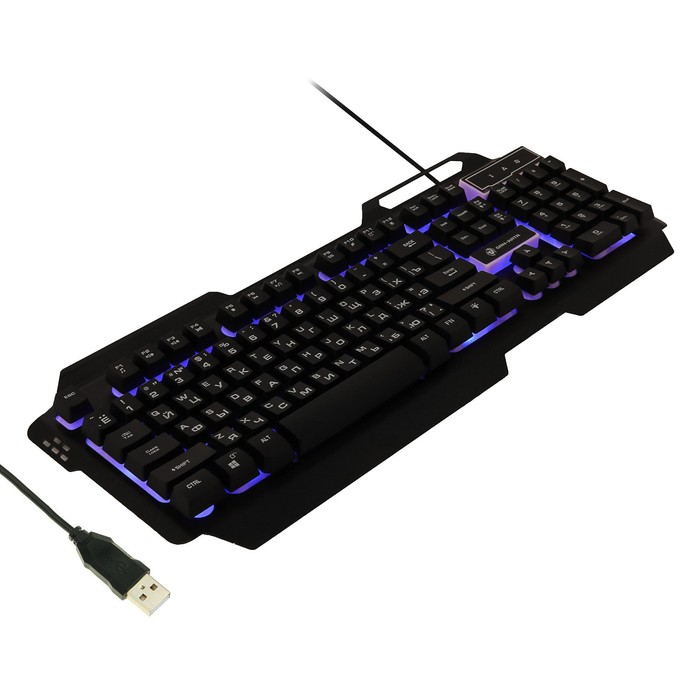 Клавиатура Dialog KGK-25U Gan-Kata, игровая, проводная, подсветка, 104 клавиши, USB, чёрная