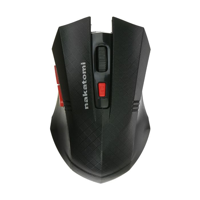 Мышь MRON-04U BLACK Nakatomi Navigator RF 2.4G Optical - 6 кнопок + ролик прокрутки, USB