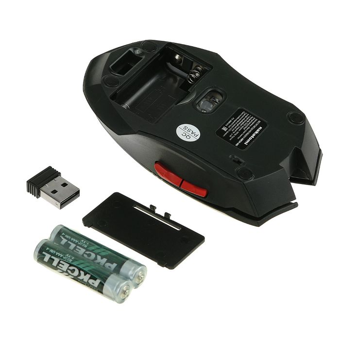 Мышь MRON-04U BLACK Nakatomi Navigator RF 2.4G Optical - 6 кнопок + ролик прокрутки, USB