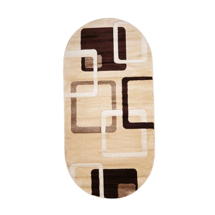 Ковёр FREEZE Carving 6608 VANILYA 2.0*4.0 м, овал