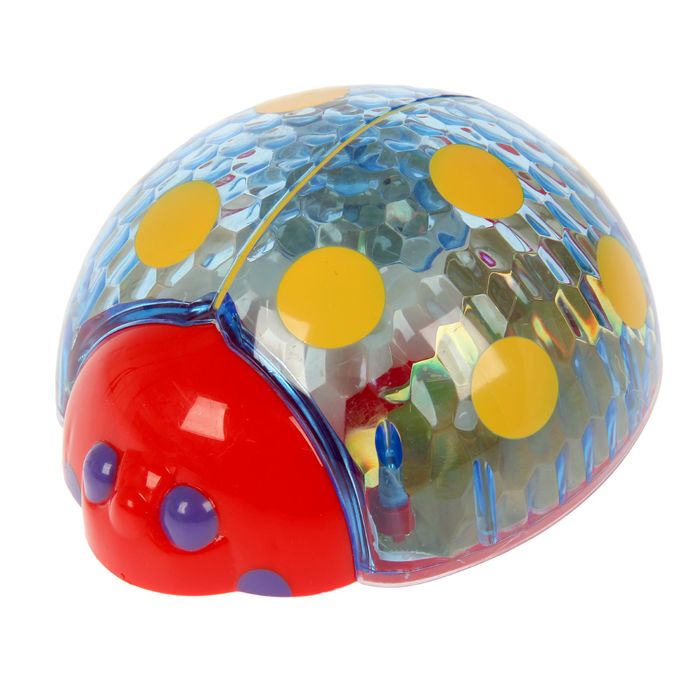 Игрушка музыкальная «Божья коровка», двигается, световые и звуковые эффекты, МИКС