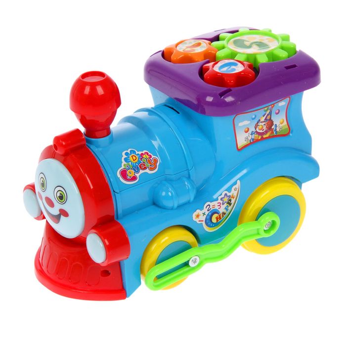 Развивающая игрушка «Паровоз» с трансформером, световой и звуковой эффект, МИКС