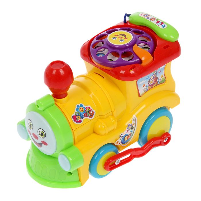 Развивающая игрушка «Паровоз» с трансформером, световой и звуковой эффект, МИКС