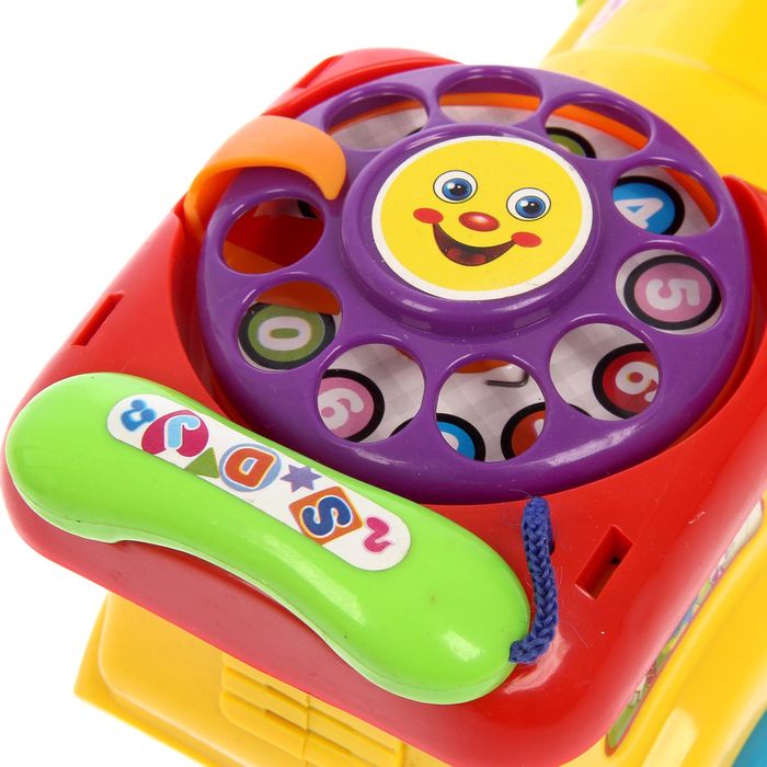 Развивающая игрушка «Паровоз» с трансформером, световой и звуковой эффект, МИКС