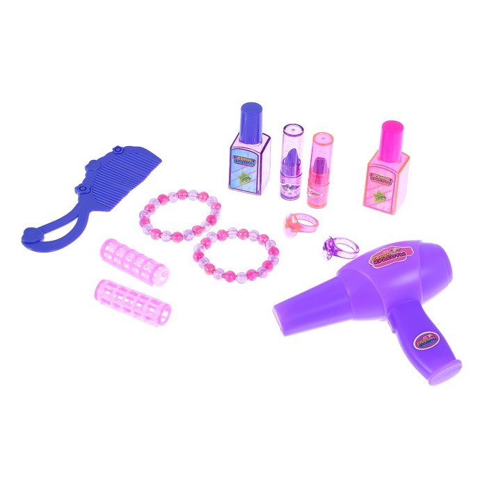 Игровой набор "Салон красоты" в чемодане, 20 предметов