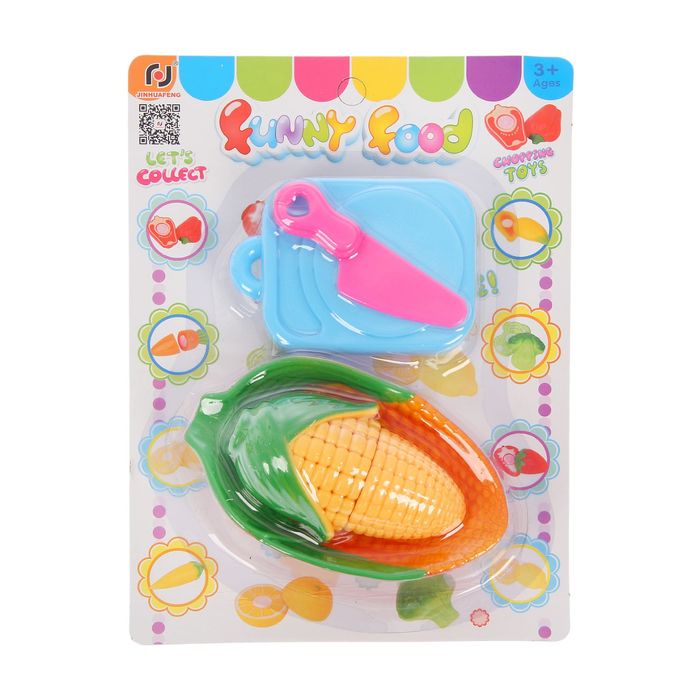 Набор продуктов для нарезки "Фрукты", 4 предмета, МИКС