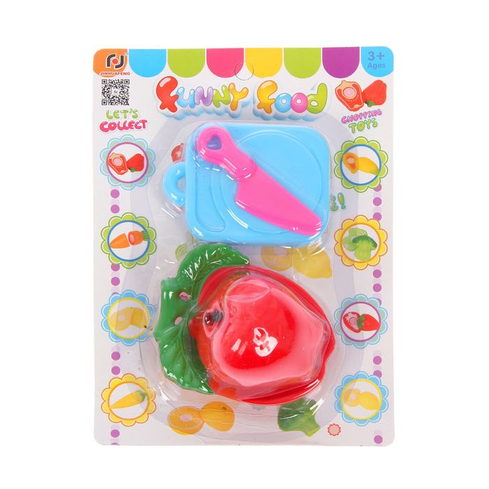 Набор продуктов для нарезки "Фрукты", 4 предмета, МИКС