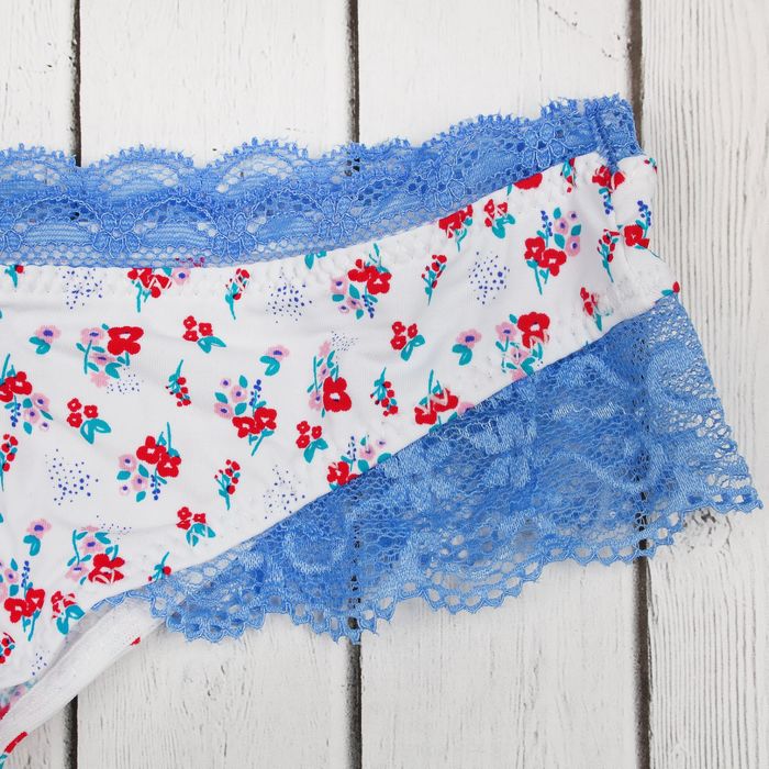 Трусы женские бразилиано DSL0741 цвет синий (french blue), р-р 44 (S)