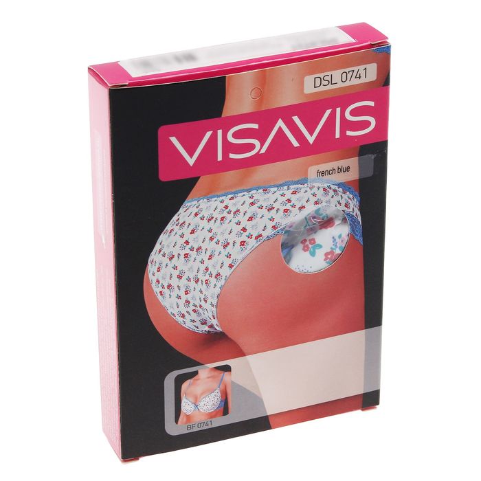 Трусы женские бразилиано DSL0741 цвет синий (french blue), р-р 44 (S)