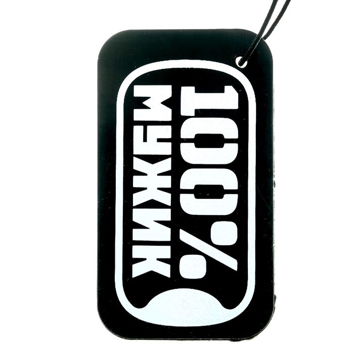 Ароматизатор подвесной "100% мужик", чёрный лёд