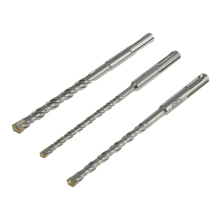 Набор буров "ПРАКТИКА" 648-700, SDS-plus, 6,8,10 х 160 мм, 3 шт
