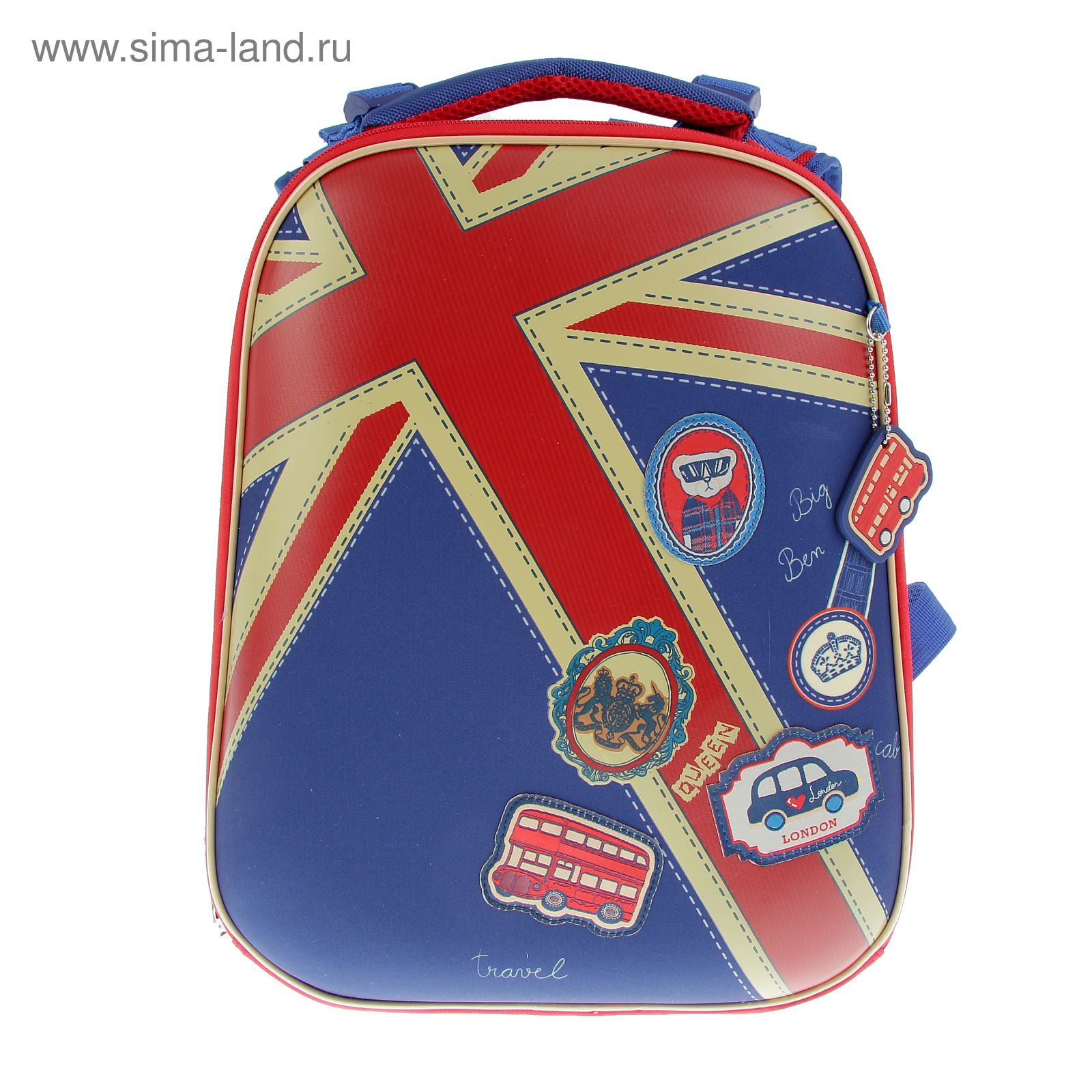 ryukzak karkasnyj hatber 38 28 16 ergonomic dlya malchika britanskij flag sinij nrk 15008 nrk 15008 kupit po cene ot 3 031 60 rub internet magazin sima land ru