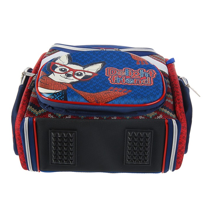 Ранец Стандарт раскладной Hatber CompactPlus 37*30*17 +мешок "Вязанка"