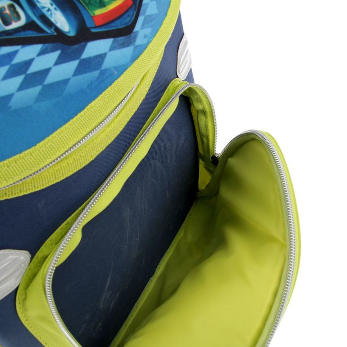 Ранец Стандарт Hatber Balance 38х29х6 для мальчика, жесткая форма "Машина" NRk_13033