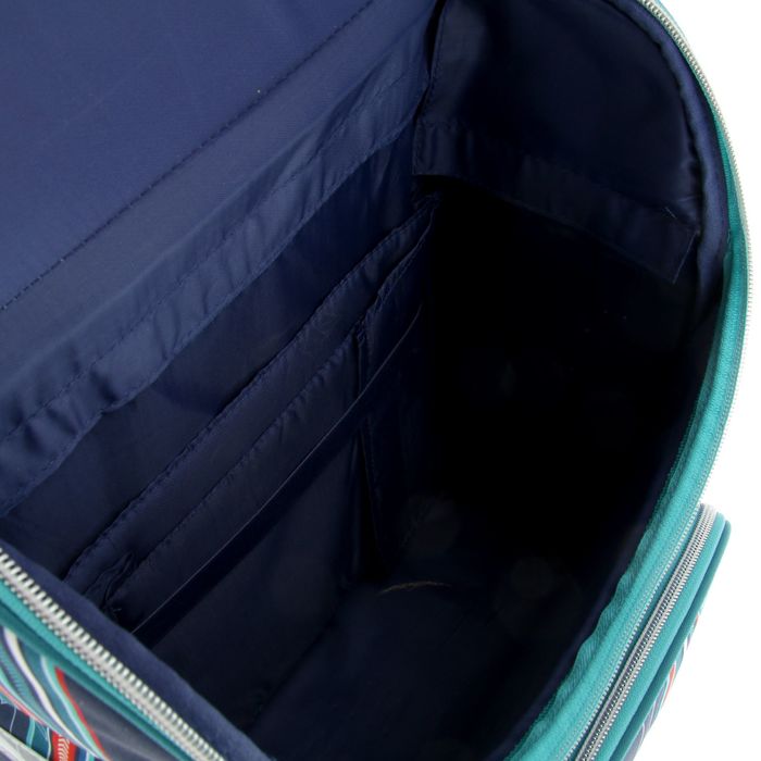 Ранец Стандарт Hatber Balance 38х29х6 для мальчика, жесткая форма "Полоски" NRk_13035