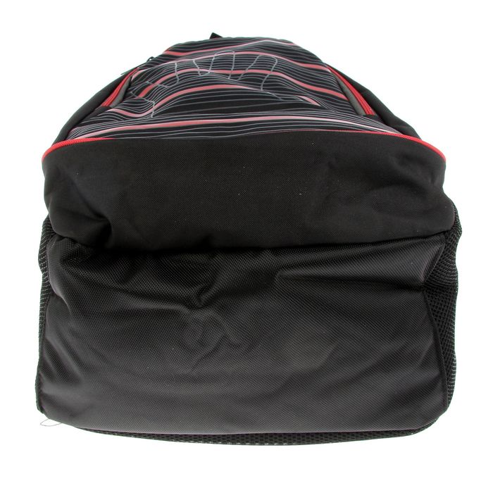 Рюкзак молодежный эргономичная спинка Hatber 42*30*20 Street «Линия руки», чёрный/красный NRk_17092