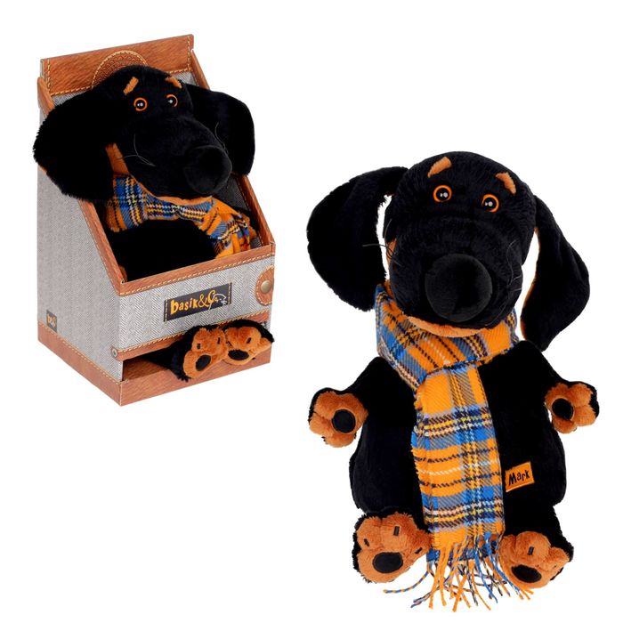 Мягкая игрушка "Ваксон в шарфе", 25 см