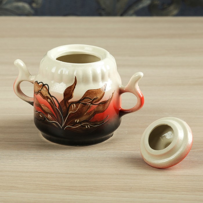 Чайник и сахарница "Красный камыш" чайник 0,75 л и сахарница 0,37 л