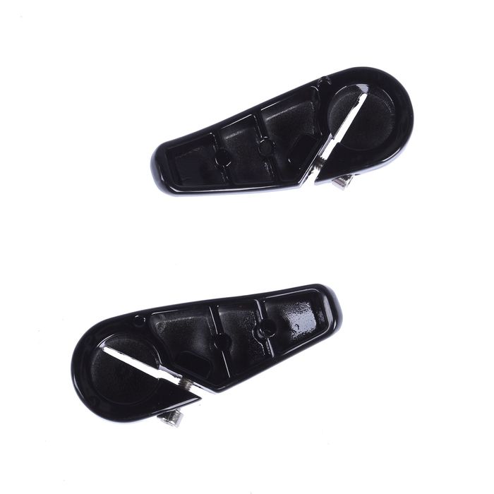 Рога на руль STG, короткие, алюминиевые, цвет чёрный