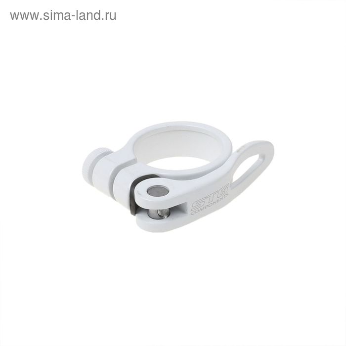 Хомут подседельный STG KC-88, 34,9 мм, белый