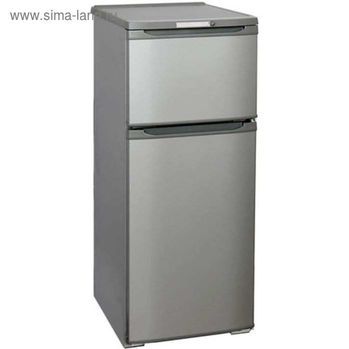 Холодильник Бирюса M 122, двухкамерный, класс А+, 150 л, серебристый холодильник бирюса m 124 двухкамерный класс а 205 л цвет металлик