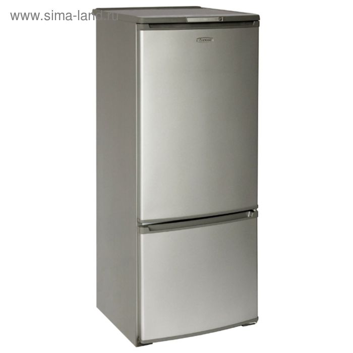 Холодильник Бирюса M 151, двухкамерный, класс В, 240 л, серебристый холодильник бирюса m 151 двухкамерный класс в 240 л серебристый