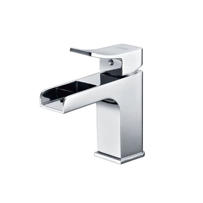 Смеситель для умывальника WasserKRAFT Aller 1069, каскадный, хром