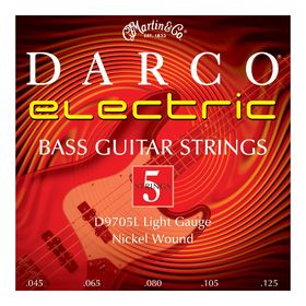 

Струны для бас гитары MARTIN Co DARCO D9705L Electric 5-String Light Gauge