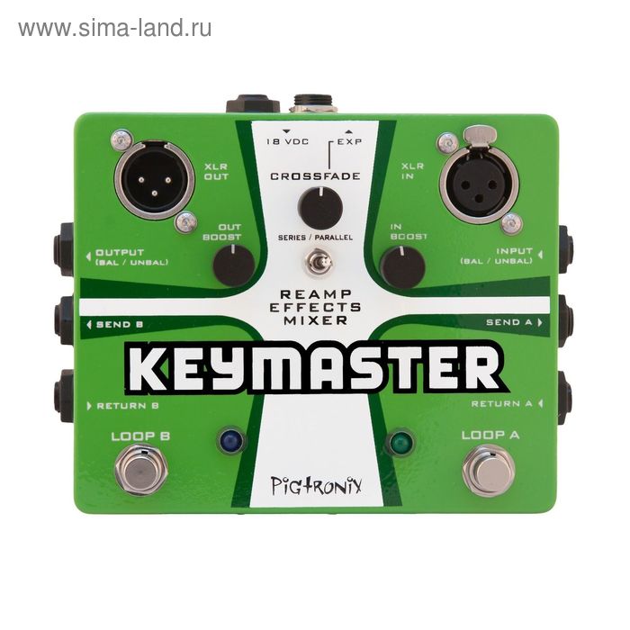 Эффект гитарный PIGTRONIX REM Keymaster, Reamp Effects Mixer