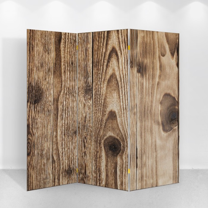 Ширма Древесина обожженная, 150 х 160 см ширма древесина обожженная 150 х 160 см