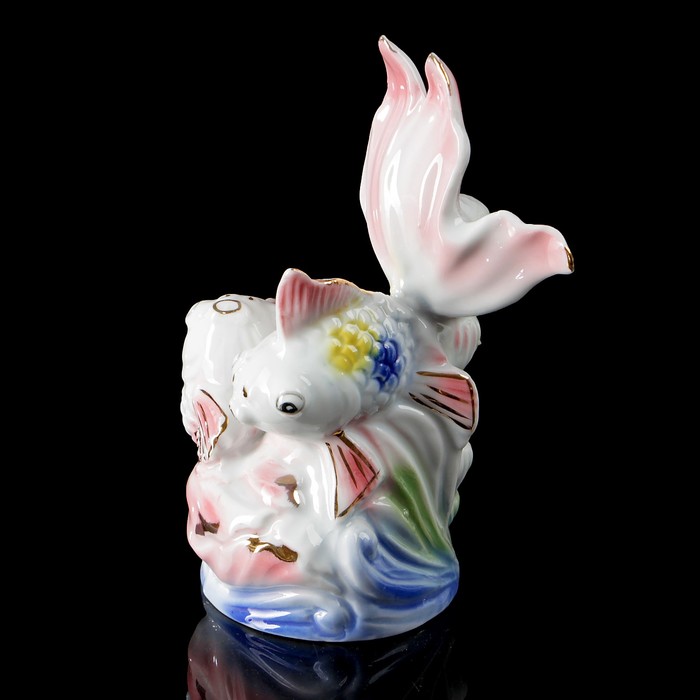 Сувенир «Две рыбы», 9х7х14 см, фарфор