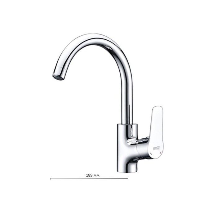

Смеситель для кухни WasserKRAFT Lippe 4507, хром