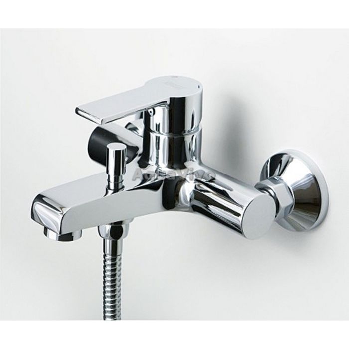 Смеситель для ванны WasserKRAFT Ammer 3701, с коротким изливом, хром