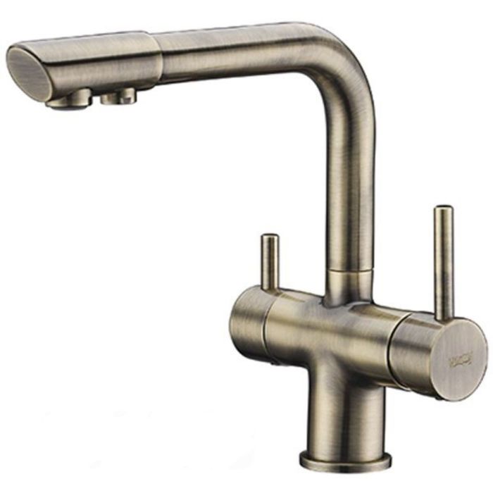 Смеситель для кухни WasserKRAFT A8037, под фильтр, "светлая бронза"