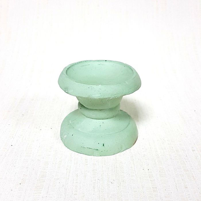 Подсвечник "Классика" 6х7 мятный