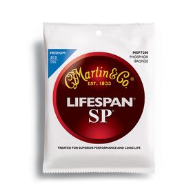 

Струны для акустической гитары MARTIN Co MSP7200 Lifespan Phosphor Bronze Medium 13-56