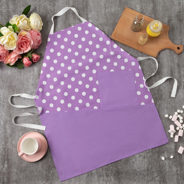 Фартук "Этель" Спелая смородина (вид 4), 100% хл, рогожка, 165 г/м2