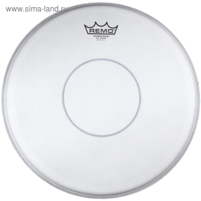 Пластик REMO P7-0114-C2 Batter, Powerstroke 77, Coated, Open Channel, Clear Dot 14''