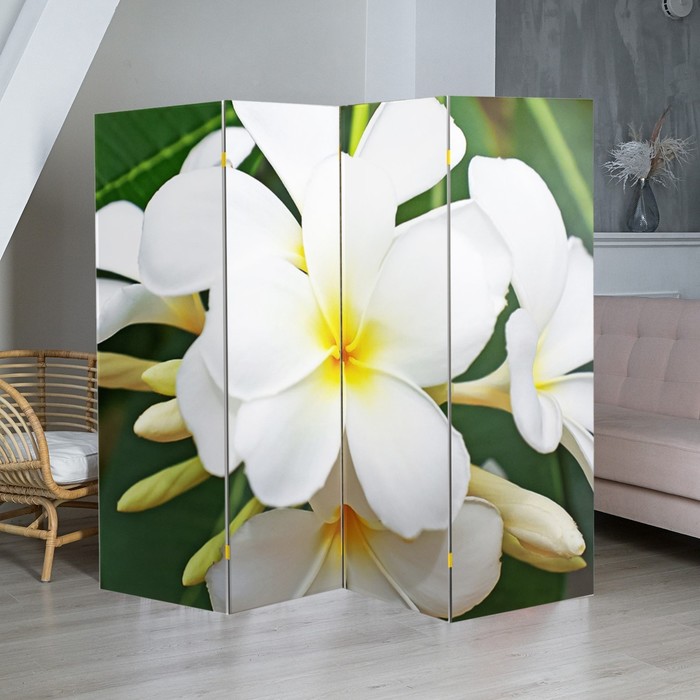 Ширма Тропические цветы, 200 х 160 см