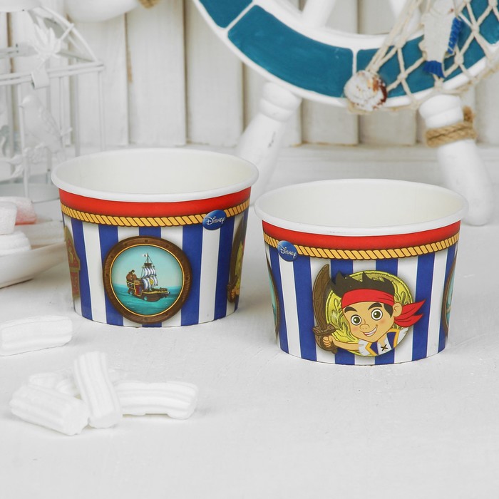 Стаканчики для мороженного "Капитан Джейк" (набор  8 шт) / Captain Jake