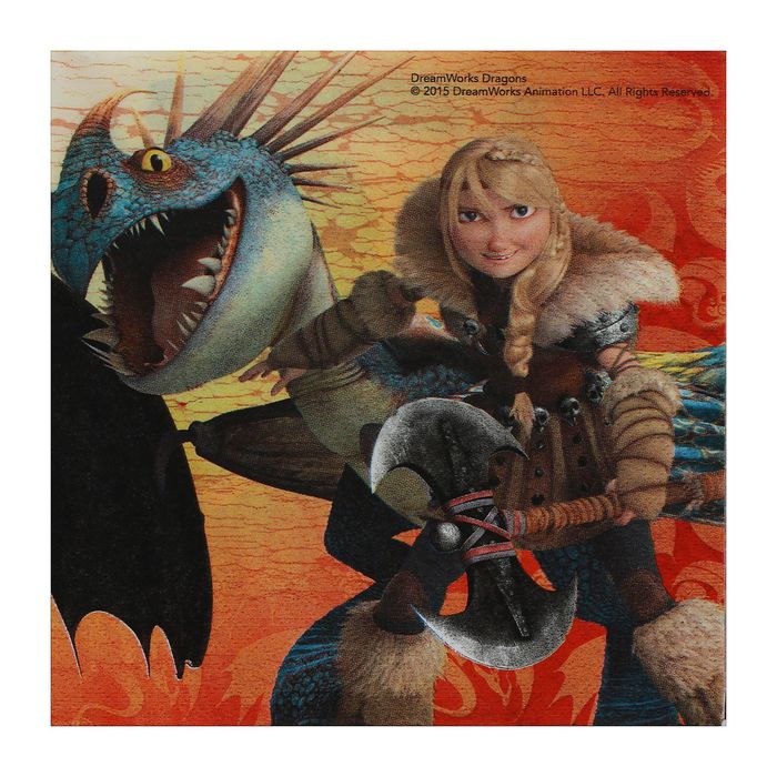 Салфетки 33*33 см "Драконы" (набор 20 шт) / Dragons