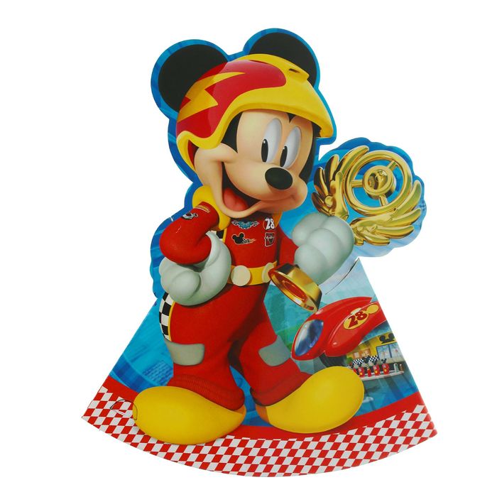 Колпаки "Микки Маус Гонщик" (набор 6 шт) / Mickey Roadster