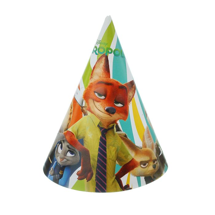 Колпаки "Зверополис" (набор 6 шт) / Zootropolis