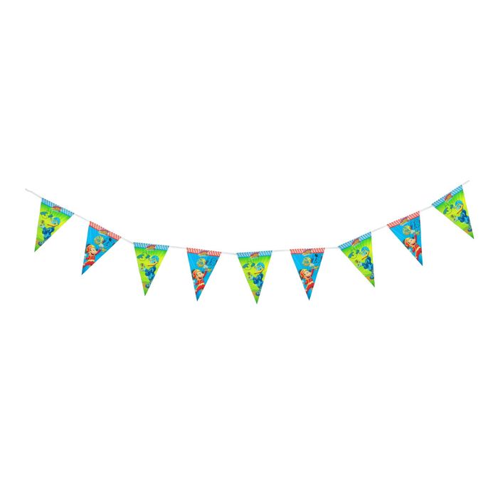 Гирлянда-вымпелы 2,3 м "Микки Маус Гонщик" / Mickey Roadster