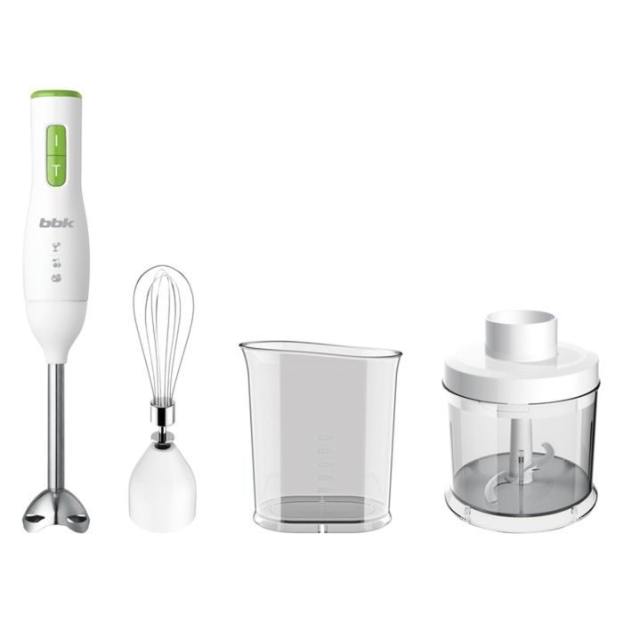 Блендер BBK KBH0303, белый/зеленый